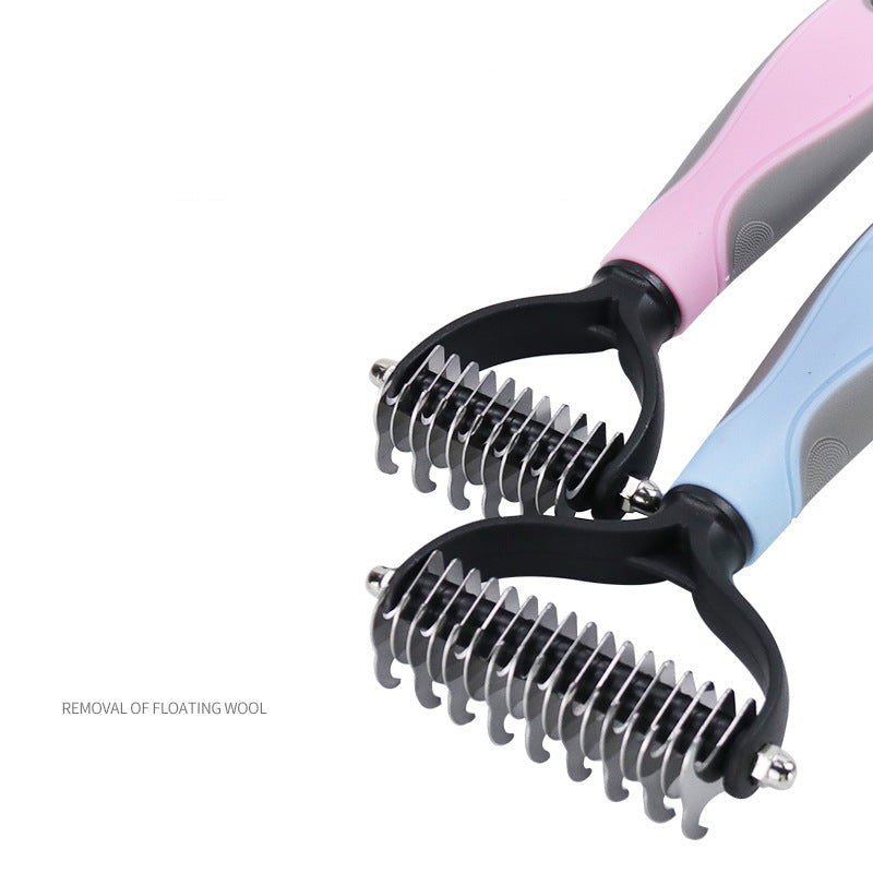 Double Sided Pet Knot Comb
