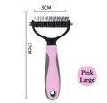 Double Sided Pet Knot Comb