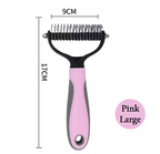 Double Sided Pet Knot Comb